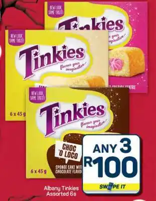 Pick n Pay Hypermarket Albany Tinkies Assorted 6s offer