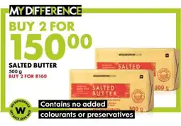 Woolworths Salted Butter offer