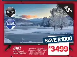 Pick n Pay Hypermarket JVC 43 Smart QLED TV offer