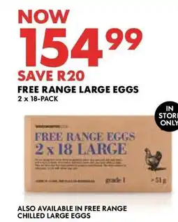 Woolworths FREE RANGE LARGE EGGS offer