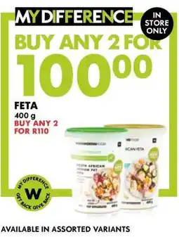 Woolworths Feta offer