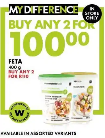 Woolworths Feta offer