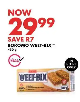 Woolworths BOKOMO WEET-BIX offer