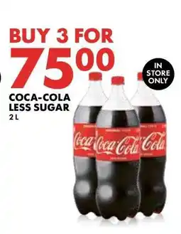 Woolworths Coca-Cola Less Sugar 2L offer