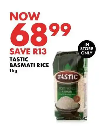 Woolworths Tastic Basmati Rice offer