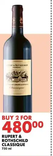 Woolworths RUPERT & ROTHSCHILD Classique offer