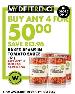 Woolworths Baked Beans in Tomato Sauce offer
