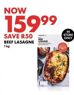 Woolworths Beef Lasagne offer