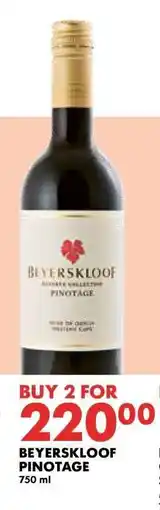 Woolworths BEYERSKLOOF Pinotage offer