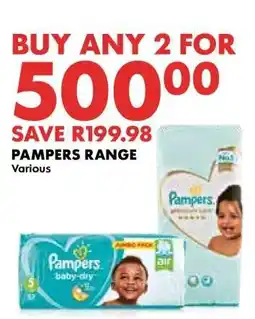 Woolworths Pampers Range offer