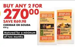 Woolworths CHEDDAR OR GOUDA offer