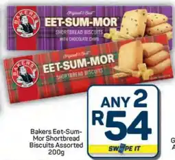 Pick n Pay Hypermarket Bakers Eet-Sum-Mor Shortbread Biscuits Assorted 200g offer