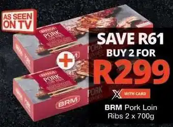 Checkers BRM Pork Loin Ribs offer