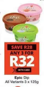 Checkers Epic Dip offer
