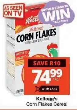 Checkers Kellogg's Corn Flakes Cereal offer