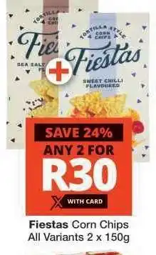 Checkers FIESTAS CORN CHIPS offer