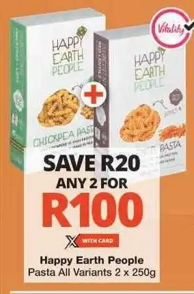 Checkers Happy Earth People Pasta offer
