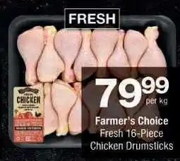 Checkers Farmer’s Choice Fresh 16-Piece Chicken Drumsticks offer