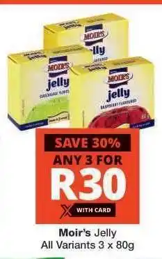 Checkers MOIR'S JELLY offer