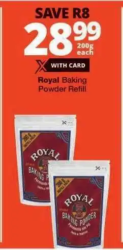 Checkers ROYAL BAKING POWDER REFILL offer