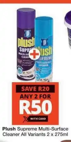 Checkers PLUSH SUPREME MULTI-SURFACE CLEANER offer
