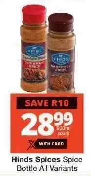 Checkers Hinds Spices offer