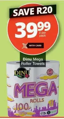 Checkers Dinu Mega Roller Towels offer