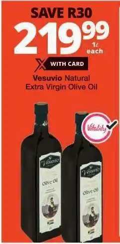 Checkers Vesuvio Natural Extra Virgin Olive Oil offer