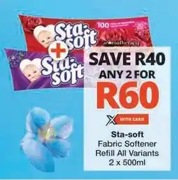 Checkers STA-SOFT FABRIC SOFTENER offer