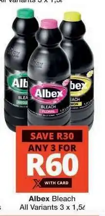 Checkers ALBEX BLEACH offer