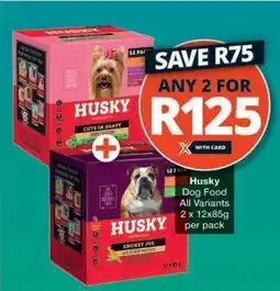 Checkers Husky Dog Food offer