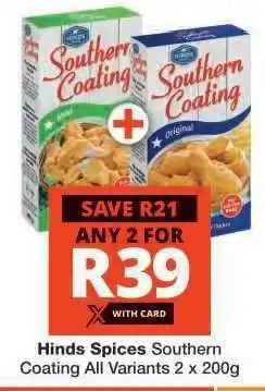 Checkers Hinds Spices Southern Coating offer