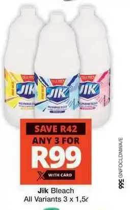 Checkers Jik Bleach offer