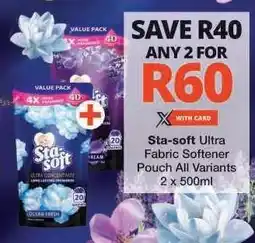 Checkers Sta-soft Ultra Fabric Softener offer
