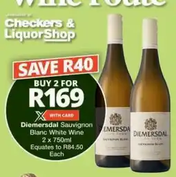 Checkers Diemersdal Sauvignon Blanc White Wine offer