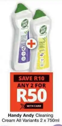 Checkers HANDY ANDY CLEANING CREAM offer
