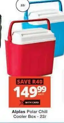 Checkers Alplas Polar Chill Cooler Box offer