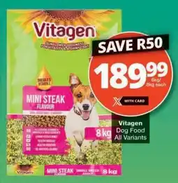 Checkers Vitagen Dog Food offer
