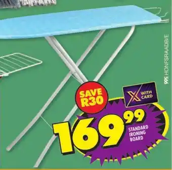 Shoprite Standard ironing board offer