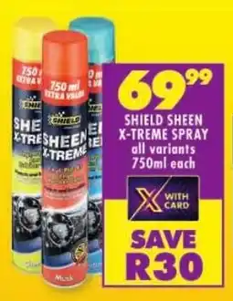Shoprite Shield sheen x-treme spray all variants offer