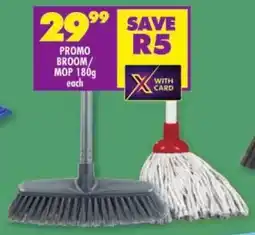 Shoprite Promo broom/ mop offer