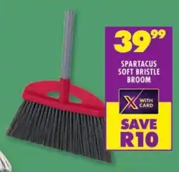 Shoprite Spartacus soft bristle broom offer