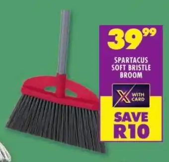 Shoprite Spartacus soft bristle broom offer