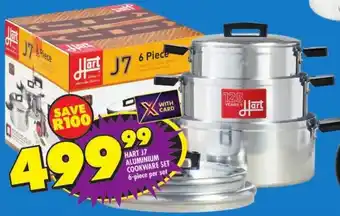 Shoprite Hart j7 aluminium cookware set offer
