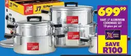 Shoprite Hart j7 aluminium cookware set offer