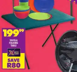 Shoprite Tavola folding table offer