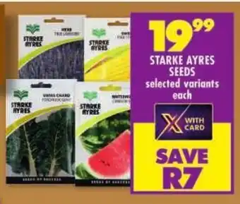 Shoprite Starke ayres seeds offer