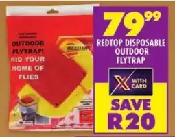 Shoprite Redtop disposable outdoor flytrap offer