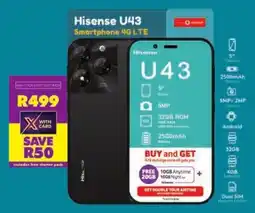 Shoprite Hisense U43 Smartphone 4G LTE offer