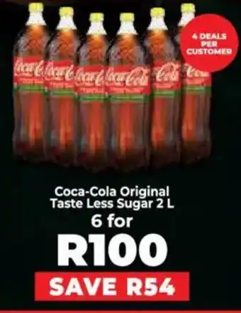 Food Lover's Market Coca-Cola Original Taste Less Sugar offer